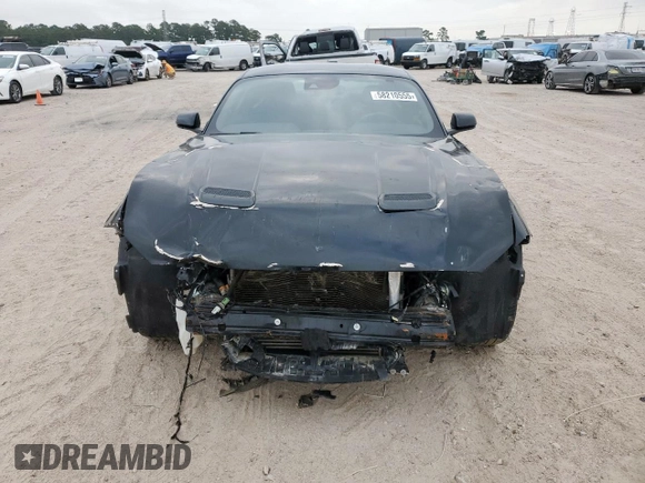 2021 Ford Mustang EcoBoost with VIN 1FA6P8TH7M5126618, listed as a Copart auction lot 58210555 with Not provided miles and Salvage title. Bid and sale history available at DreamBid. Image 5.