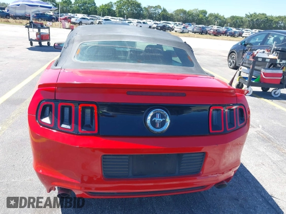 2014 Ford Mustang V6 with VIN 1ZVBP8EM8E5234165, listed as a IAAI auction lot 41845442 with 78,929 mi miles. Bid and sale history available at carsss.com. Image 16.