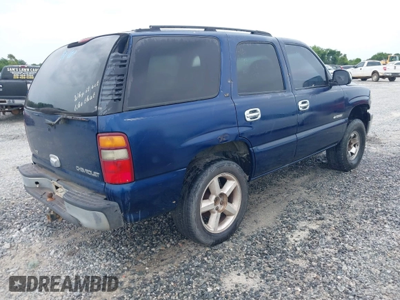2002 Chevrolet Tahoe LS with VIN 1GNEC13Z62R205972, listed as a IAAI auction lot 42386598 with Not provided miles and . Bid and sale history available at DreamBid. Image 4.