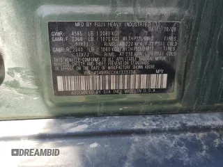2010 Subaru Outback Premium All-Weather Anniversary z VIN 4S4BRBCCXA1333734, wystawiony jako Copart lot #56649445 z przebiegiem 221 847 mil mil oraz Szkoda całkowita • Salvage title. Historia ofert i sprzedaży dostępna na DreamBid. Obrazek 12.