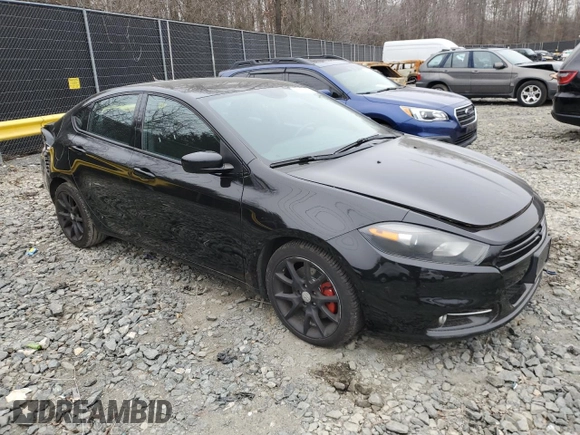 2013 Dodge Dart SXT with VIN 1C3CDFBA5DD332660, listed as a Copart auction lot 45842695 with 168,152 mi miles and Salvage Title. Bid and sale history available at carsss.com. Image 4.