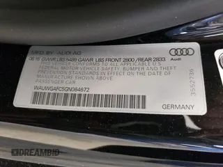 2016 Audi A7 3.0 Premium Plus with VIN WAUWGAFC5GN064672, listed as a Copart auction lot 71574044 with 64,927 mi miles and Salvage Title. Bid and sale history available at carsss.com. Image 12.