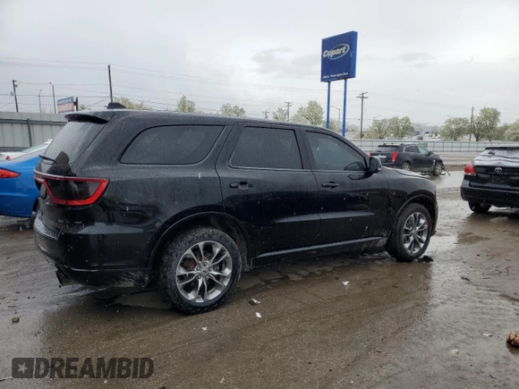 2019 Dodge Durango GT z VIN 1C4RDJDGXKC559615, wystawiony jako Copart lot #54871045 z przebiegiem 179 746 mil mil oraz Czysty tytuł • Clean title. Historia ofert i sprzedaży dostępna na DreamBid. Obrazek 3.