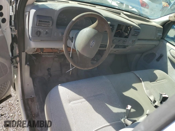 2005 Ford F-250 with VIN 1FDNF20535EC46865, listed as a Copart auction lot 48720785 with Not provided miles and Salvage title. Bid and sale history available at DreamBid. Image 8.