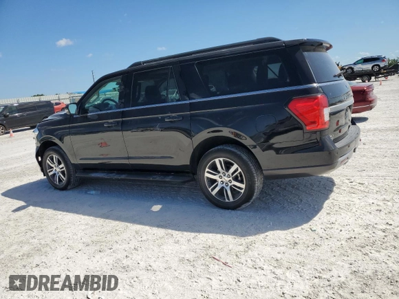 2024 Ford Expedition Max XLT with VIN 1FMJK1H85REA03549, listed as a Copart auction lot 49989325 with 44,166 mi miles and Salvage Title. Bid and sale history available at DreamBid. Image 2.