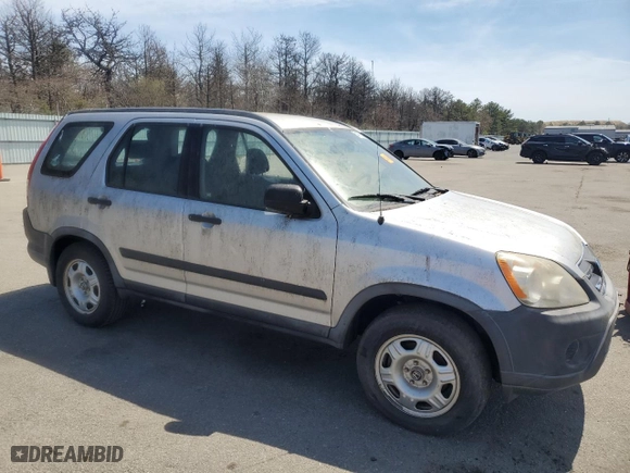 2006 Honda CR-V LX with VIN JHLRD68566C005857, listed as a Copart auction lot 54113335 with 97,360 mi miles and Clean Title. Bid and sale history available at carsss.com. Image 4.
