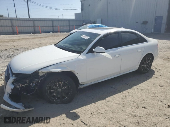 2012 Audi A4 2.0T Premium Plus with VIN WAUFFAFL0CN008104, listed as a Copart auction lot 45411775 with 140,390 mi miles and Salvage Title. Bid and sale history available at carsss.com. Image 1.