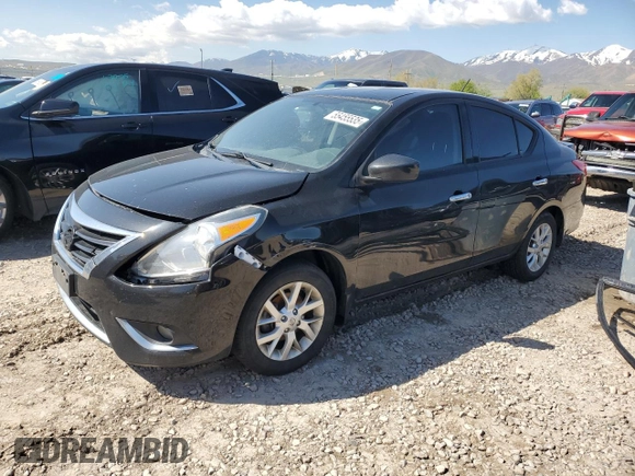 2018 Nissan Versa Sedan SV with VIN 3N1CN7AP1JL815625, listed as a Copart auction lot 55455535 with 108,942 mi miles and Clean Title. Bid and sale history available at carsss.com. Image 1.