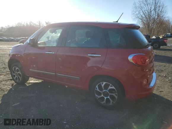 2014 FIAT 500L Lounge with VIN ZFBCFACH8EZ018710, listed as a Copart auction lot 84325754 with 49,445 mi miles and Salvage Title. Bid and sale history available at carsss.com. Image 2.