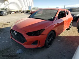 2020 Hyundai Veloster Turbo with VIN KMHTH6AB5LU021072, listed as a Copart auction lot 81272564 with 79,398 mi miles and Salvage Title. Bid and sale history available at carsss.com. Image 1.