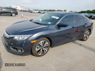 2018 Honda Civic EX-L z VIN JHMFC1F74JX001817, wystawiony jako Copart lot #54799675 z przebiegiem 90 299 mil mil oraz Szkoda całkowita • Salvage title. Historia ofert i sprzedaży dostępna na DreamBid. Obrazek 1.