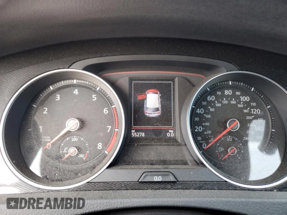 2017 Volkswagen Golf GTI S with VIN 3VW4T7AU7HM053948, listed as a Copart auction lot 51394174 with 55,278 mi miles and Salvage Title. Bid and sale history available at carsss.com. Image 9.