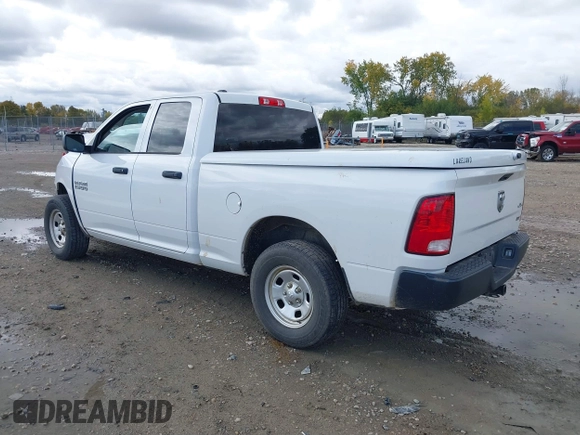 2017 Ram 1500 Express with VIN 1C6RR7FG4HS596893, listed as a IAAI auction lot 40593289 with 39,523 mi miles. Bid and sale history available at carsss.com. Image 3.