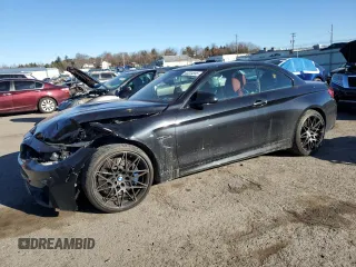 2019 BMW M4 z VIN WBS4Z9C58KEJ63559, wystawiony jako Copart lot #43224595 z przebiegiem Nie podano mil oraz Szkoda całkowita • Salvage title. Historia ofert i sprzedaży dostępna na DreamBid. Obrazek 1.