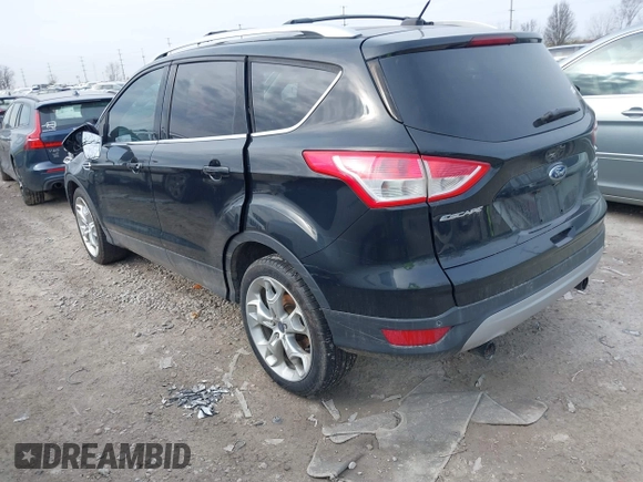 2013 Ford Escape Titanium with VIN 1FMCU0J90DUC45468, listed as a IAAI auction lot 41705080 with 198,440 mi miles. Bid and sale history available at carsss.com. Image 3.
