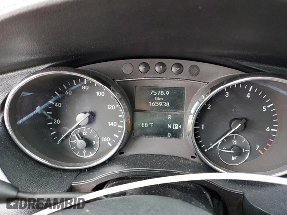 2009 Mercedes-Benz R 3.5L with VIN 4JGCB65E89A092539, listed as a Copart auction lot 80151014 with 165,938 mi miles and Clean Title. Bid and sale history available at DreamBid. Image 9.