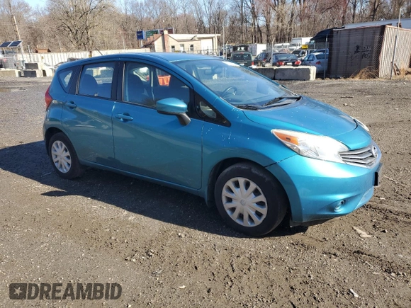 2015 Nissan Note SV with VIN 3N1CE2CP5FL395021, listed as a Copart auction lot 46747585 with 115,388 mi miles and Salvage Title. Bid and sale history available at DreamBid. Image 4.