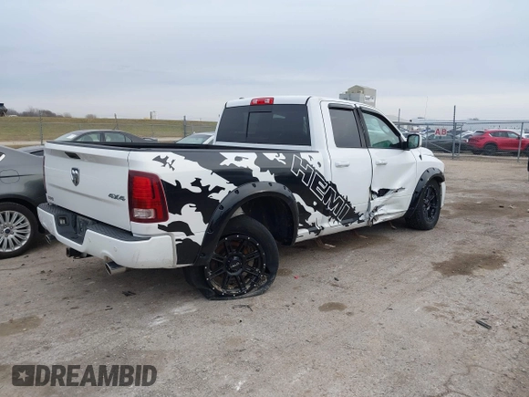 2016 Ram 1500 Sport z VIN 1C6RR7HT5GS149692, wystawiony jako IAAI lot #41174363 z przebiegiem 102 938 mil mil oraz . Historia ofert i sprzedaży dostępna na DreamBid. Obrazek 4.