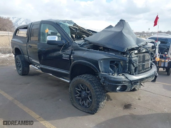 2008 Dodge Ram 2500 SXT with VIN 3D7KS29A28G108711, listed as a IAAI auction lot 41707944 with 1 mi miles. Bid and sale history available at carsss.com. Image 1.