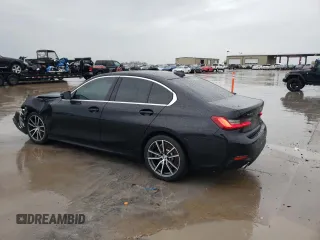 2020 BMW 3 Series 330i with VIN 3MW5R1J08L8B05599, listed as a Copart auction lot 50084805 with 92,028 mi miles and Salvage Title. Bid and sale history available at DreamBid. Image 2.