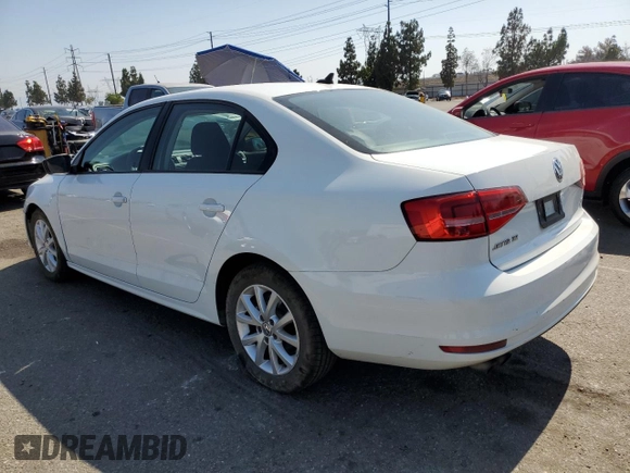 2015 Volkswagen Jetta Sport with VIN 3VWB17AJ4FM356055, listed as a Copart auction lot 62704135 with 123,023 mi miles and Salvage title. Bid and sale history available at DreamBid. Image 2.