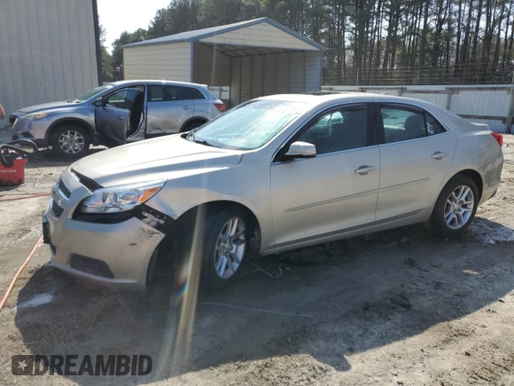 2013 Chevrolet Malibu LT with VIN 1G11C5SAXDF146125, listed as a Copart auction lot 51122775 with 136,426 mi miles and Salvage Title. Bid and sale history available at DreamBid. Image 1.
