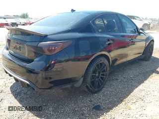 2016 Infiniti Q50 with VIN JN1EV7AR4GM341789, listed as a IAAI auction lot 42047372 with 107,590 mi miles and . Bid and sale history available at DreamBid. Image 4.