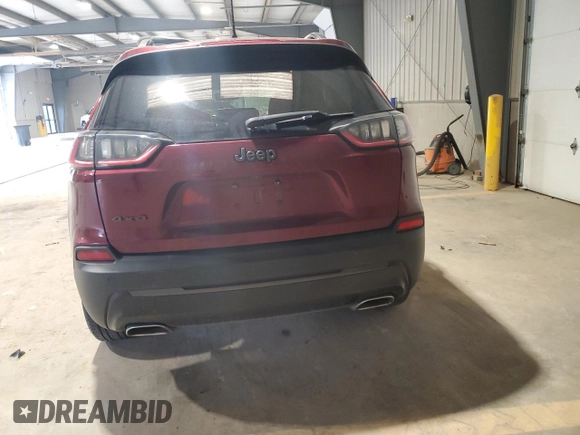 2021 Jeep Cherokee Latitude Lux with VIN 1C4PJMMX7MD117583, listed as a Copart auction lot 59594645 with 33,538 mi miles and Salvage title. Bid and sale history available at DreamBid. Image 6.