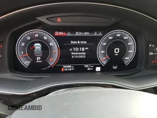 2019 Audi Q8 Premium Plus with VIN WA1BVAF17KD046754, listed as a Copart auction lot 44121753 with 56,488 mi miles. Bid and sale history available at carsss.com. Image 9.