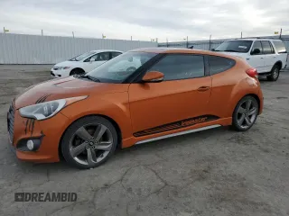 2013 Hyundai Veloster Turbo with VIN KMHTC6AE2DU105070, listed as a Copart auction lot 49307485 with 123,047 mi miles and Clean title. Bid and sale history available at DreamBid. Image 1.
