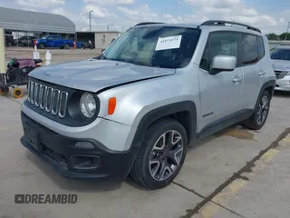 2015 Jeep Renegade Latitude with VIN ZACCJABT3FPC06455, listed as a IAAI auction lot 41974571 with 95,080 mi miles and . Bid and sale history available at DreamBid. Image 2.