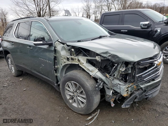 2022 Chevrolet Traverse LT Leather with VIN 1GNEVHKW4NJ177926, listed as a Copart auction lot 48199255 with 35,579 mi miles and Salvage Title. Bid and sale history available at carsss.com. Image 4.
