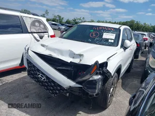 2019 Hyundai Santa Fe SEL with VIN 5NMS33AD0KH006550, listed as a IAAI auction lot 41894306 with 80,920 mi miles and . Bid and sale history available at DreamBid. Image 2.