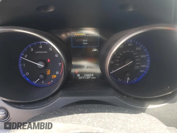 2018 Subaru Outback Premium with VIN 4S4BSAFC7J3360517, listed as a Copart auction lot 60252105 with 77,137 mi miles and Salvage title. Bid and sale history available at DreamBid. Image 9.