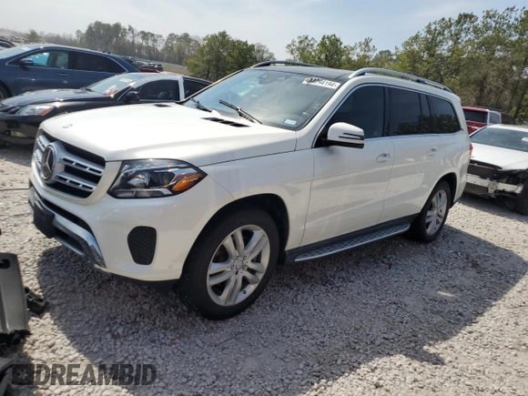 2017 Mercedes-Benz GLS 450 with VIN 4JGDF6EE3HA856174, listed as a Copart auction lot 44294194 with 107,539 mi miles and Non Repairable. Bid and sale history available at DreamBid. Image 1.