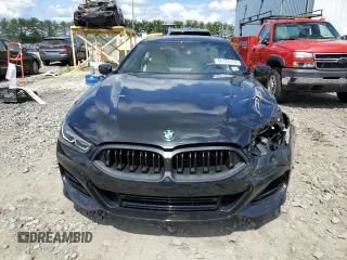 2024 BMW 8 Series 840i with VIN WBAGV4C0XRCS05059, listed as a Copart auction lot 68124154 with 0 mi miles and Salvage Title. Bid and sale history available at carsss.com. Image 5.
