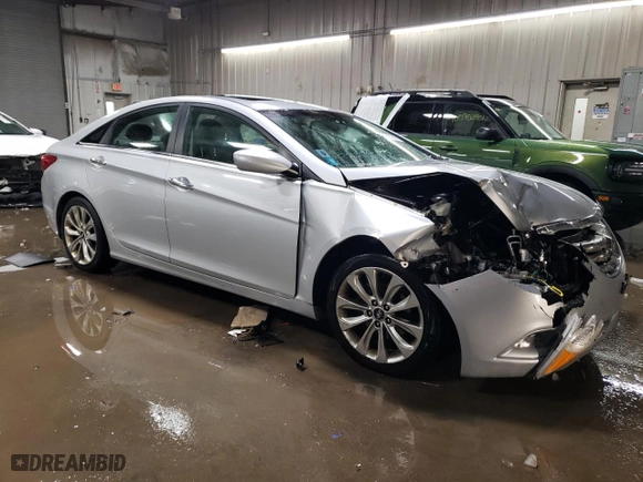 2012 Hyundai Sonata 2.0T SE with VIN 5NPEC4AB0CH326120, listed as a Copart auction lot 45520065 with 108,335 mi miles and Salvage Title. Bid and sale history available at carsss.com. Image 4.