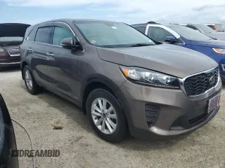 2019 Kia Sorento LX with VIN 5XYPGDA55KG565966, listed as a Copart auction lot 75736284 with Not Provided miles and Salvage Title. Bid and sale history available at DreamBid. Image 4.