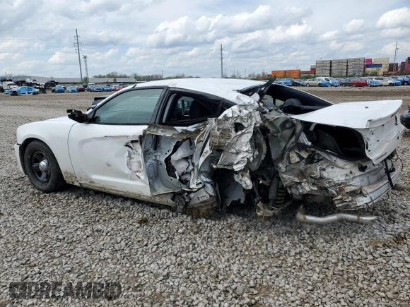2014 Dodge Charger Police with VIN 2C3CDXAG6EH108362, listed as a Copart auction lot 53784575 with 89,815 mi miles and Salvage Title. Bid and sale history available at DreamBid. Image 2.