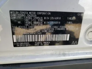 2023 Toyota bZ4X XLE with VIN JTMABACA4PA012665, listed as a Copart auction lot 47674964 with 21,844 mi miles and Salvage Title. Bid and sale history available at carsss.com. Image 12.