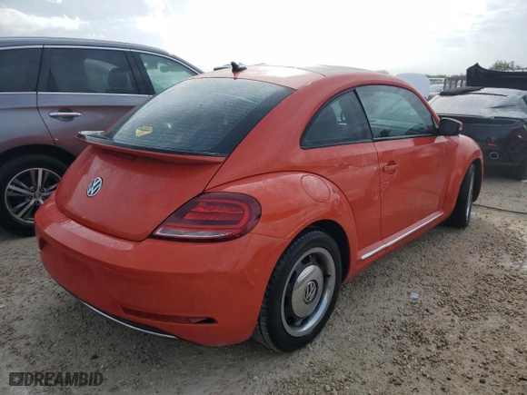 2018 Volkswagen Beetle S with VIN 3VWFD7AT5JM705503, listed as a Copart auction lot 75129054 with 0 mi miles and Non Repairable. Bid and sale history available at carsss.com. Image 3.
