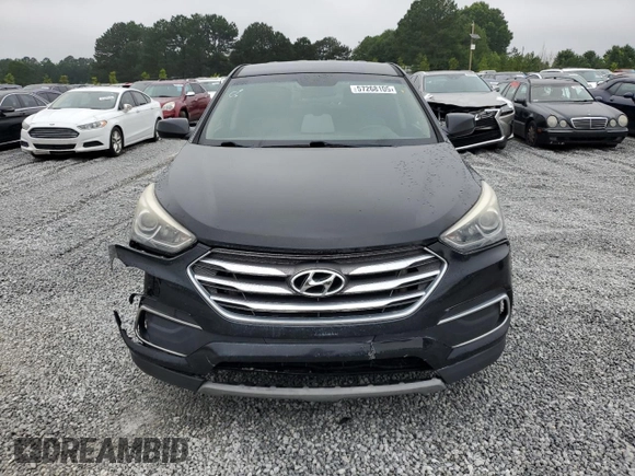 2018 Hyundai Santa Fe 2.4L with VIN 5XYZT3LB4JG546566, listed as a Copart auction lot 57268105 with 153,314 mi miles and Clean title. Bid and sale history available at DreamBid. Image 5.
