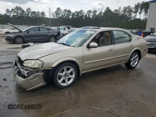 2001 Nissan Maxima GXE z VIN JN1CA31D91T834431, wystawiony jako Copart lot #72933854 z przebiegiem 105 249 mil mil oraz Czysty tytuł • Clean title. Historia ofert i sprzedaży dostępna na DreamBid. Obrazek 1.