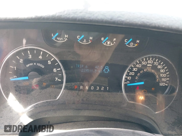 2014 Ford F-150 XL with VIN 1FTFW1EF9EKD53666, listed as a IAAI auction lot 42561185 with 239,511 mi miles and . Bid and sale history available at DreamBid. Image 7.