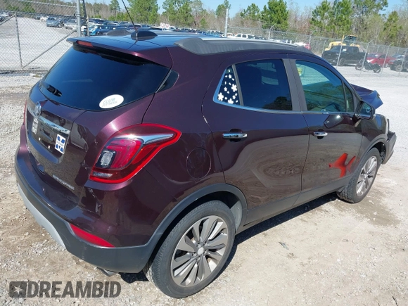 2018 Buick Encore Preferred with VIN KL4CJASB4JB627444, listed as a IAAI auction lot 41771515 with 90,332 mi miles. Bid and sale history available at carsss.com. Image 4.