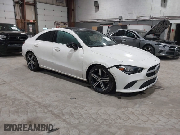 2020 Mercedes-Benz CLA 250 with VIN WDD5J4HB8LN037598, listed as a IAAI auction lot 41648217 with 49,537 mi miles and . Bid and sale history available at DreamBid. Image 1.