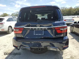 2023 Nissan Armada Platinum with VIN JN8AY2DA8P9404444, listed as a Copart auction lot 49158785 with 31,908 mi miles and Salvage Title. Bid and sale history available at carsss.com. Image 6.