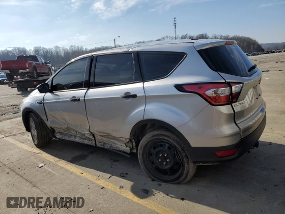 2018 Ford Escape S with VIN 1FMCU0F7XJUA08358, listed as a Copart auction lot 44035535 with 198,467 mi miles and Salvage title. Bid and sale history available at DreamBid. Image 2.