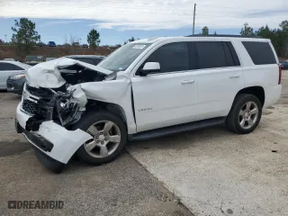 2017 Chevrolet Tahoe LS with VIN 1GNSCAKC3HR290200, listed as a Copart auction lot 48100575 with 78,332 mi miles and Salvage Title. Bid and sale history available at carsss.com. Image 1.