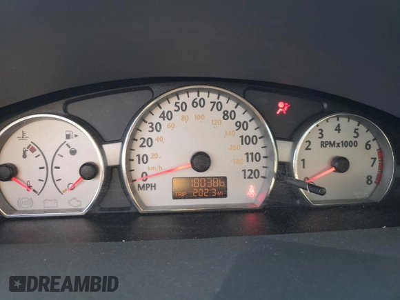 2005 Saturn ION ION 3 z VIN 1G8AL52F95Z101321, wystawiony jako Copart lot #80720284 z przebiegiem 180 386 mil mil oraz Nie do naprawy • Non repairable. Historia ofert i sprzedaży dostępna na DreamBid. Obrazek 9.